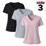 Women’s Stretch Performance T-Shirt, 3-pack – Lux Decor