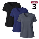 Women’s Stretch Performance T-Shirt, 3-pack – Lux Decor