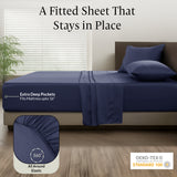 4-Piece 100% Organic Bamboo Viscose Sheet Set