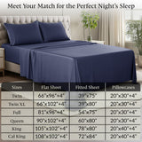 4-Piece 100% Organic Bamboo Viscose Sheet Set