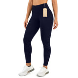 Navy Women’s High-Waist Seamless Sports Leggings – Lux Decor