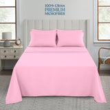 Pink 6-Piece Deep Pocket Bed Sheet Set – Lux Decor