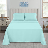 Spa Blue 6-Piece Deep Pocket Bed Sheet Set – Lux Decor