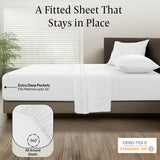 4-Piece 100% Organic Bamboo Viscose Sheet Set