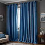 Set of 2 Thermal Blackout Curtains for Bedroom and Living Room