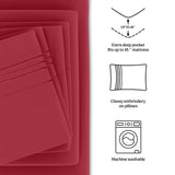 6-Piece Deep Pocket Bed Sheet Set – Lux Decor