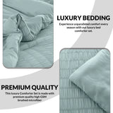 Luxury 10-Piece Bedding Set with Plush Comforter