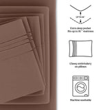 6-Piece Deep Pocket Bed Sheet Set – Lux Decor