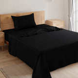 4-Piece Deep Pocket Bed Sheets Set – Ultra Soft & All-Season Comfort