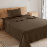 4-Piece Deep Pocket Bed Sheets Set – Ultra Soft & All-Season Comfort