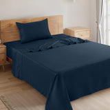 4-Piece Deep Pocket Bed Sheets Set – Ultra Soft & All-Season Comfort