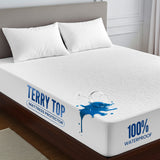 Terry Mattress Protector – Waterproof, Breathable & Hypoallergenic Mattress Cover