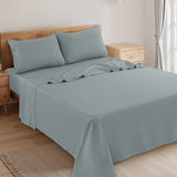 4-Piece Deep Pocket Bed Sheets Set – Ultra Soft & All-Season Comfort