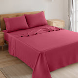 4-Piece Deep Pocket Bed Sheets Set – Ultra Soft & All-Season Comfort