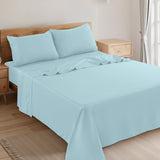 4-Piece Deep Pocket Bed Sheets Set – Ultra Soft & All-Season Comfort