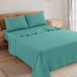 4-Piece Deep Pocket Bed Sheets Set – Ultra Soft & All-Season Comfort