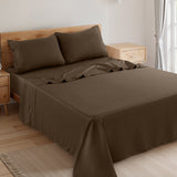4-Piece Deep Pocket Bed Sheets Set – Ultra Soft & All-Season Comfort