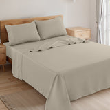 4-Piece Deep Pocket Bed Sheets Set – Ultra Soft & All-Season Comfort