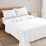 4-Piece Deep Pocket Bed Sheets Set – Ultra Soft & All-Season Comfort