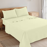 4-Piece Deep Pocket Bed Sheets Set – Ultra Soft & All-Season Comfort