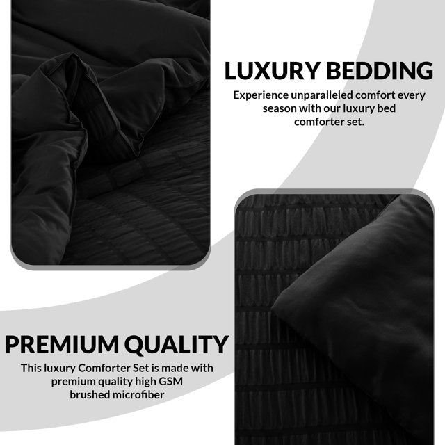 Luxury 10-Piece Bedding Set with Plush Comforter