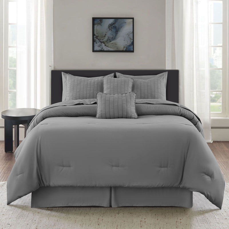 Luxury 10-Piece Bedding Set with Plush Comforter