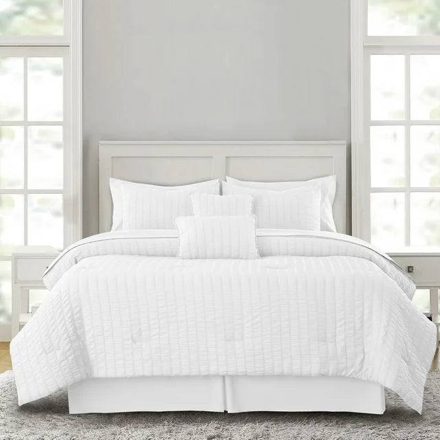 Luxury 10-Piece Bedding Set with Plush Comforter