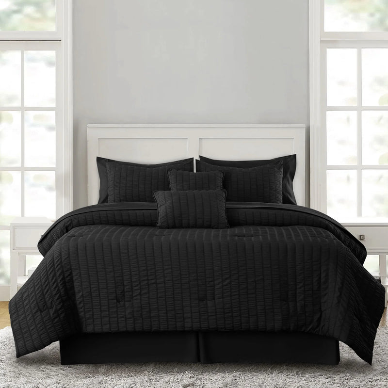 Luxury 10-Piece Bedding Set with Plush Comforter