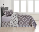 | Quatrefoil Grey