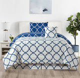 | Quatrefoil Navy