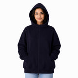 Cloud Zip Oversized Hoodie – Lux Decor
