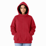 Cloud Zip Oversized Hoodie – Lux Decor