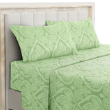 4-Piece Paisley Design Bed Sheet Set | Deep Pocket | Flat, Fitted & Pillowcases