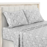 4-Piece Paisley Design Bed Sheet Set | Deep Pocket | Flat, Fitted & Pillowcases