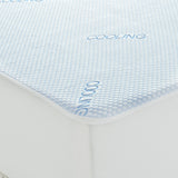 100% Waterproof Cooling Mattress Protector - Breathable & Lightweight