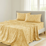 4-Piece Paisley Design Bed Sheet Set | Deep Pocket | Flat, Fitted & Pillowcases