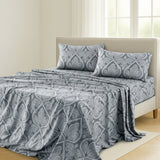 4-Piece Paisley Design Bed Sheet Set | Deep Pocket | Flat, Fitted & Pillowcases