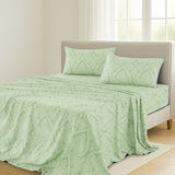 4-Piece Paisley Design Bed Sheet Set | Deep Pocket | Flat, Fitted & Pillowcases
