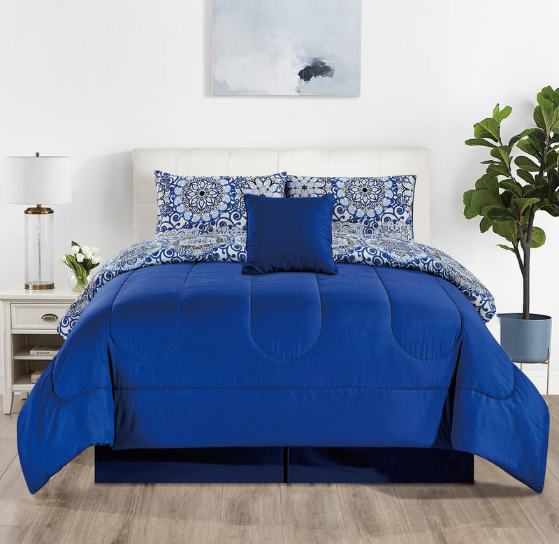 5-Piece Reversible Comforter Set