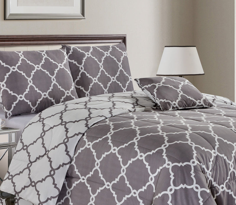 5-Piece Reversible Comforter Set