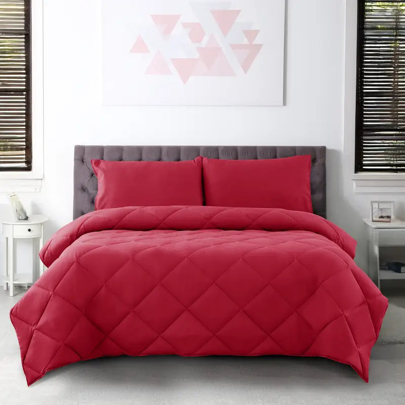 3-Piece Reversible Comforter Set