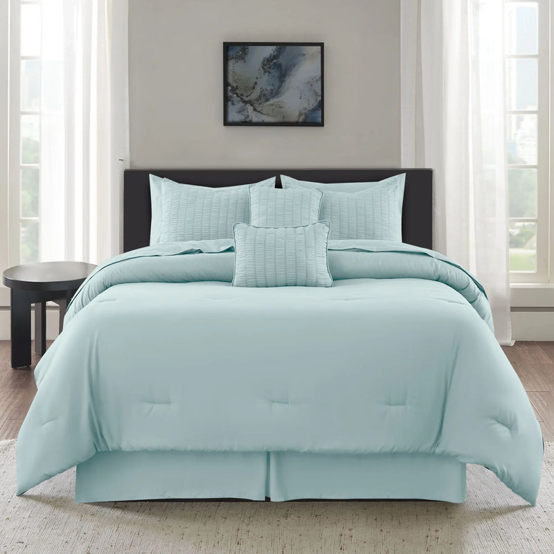 Luxury 10-Piece Bedding Set with Plush Comforter
