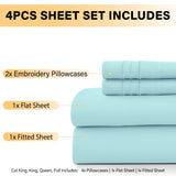 Premium 6-Piece Deep Pocket Bed Sheets Set