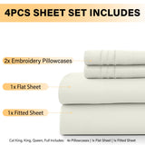 Premium 6-Piece Deep Pocket Bed Sheets Set