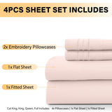 Premium 6-Piece Deep Pocket Bed Sheets Set