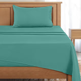 3-Piece Deep Pocket Bed Sheets Set, Ultra Soft, styled on a bed – Lux Decor