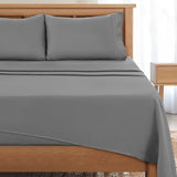 4-Piece Deep Pocket Bed Sheets Set – Ultra Soft & All-Season Comfort
