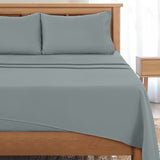 4-Piece Deep Pocket Bed Sheets Set – Ultra Soft & All-Season Comfort