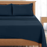 4-Piece Deep Pocket Bed Sheets Set – Ultra Soft & All-Season Comfort