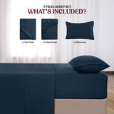 4-Piece Deep Pocket Bed Sheets Set – Ultra Soft & All-Season Comfort